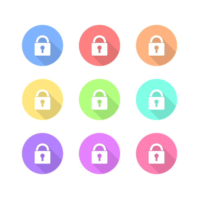 An image of nine locks on multi-colored backgrounds, representing the prevalence of threats to small- and medium-sized businesses and the risks associated with overlooking cyber security.